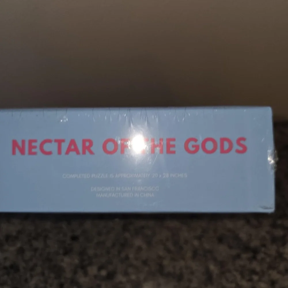 Pezel Nectar Of The Gods 1000 Piece Jigsaw Puzzle Coffee Flowers Blue New